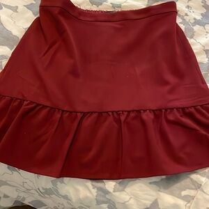 Maroon skirt